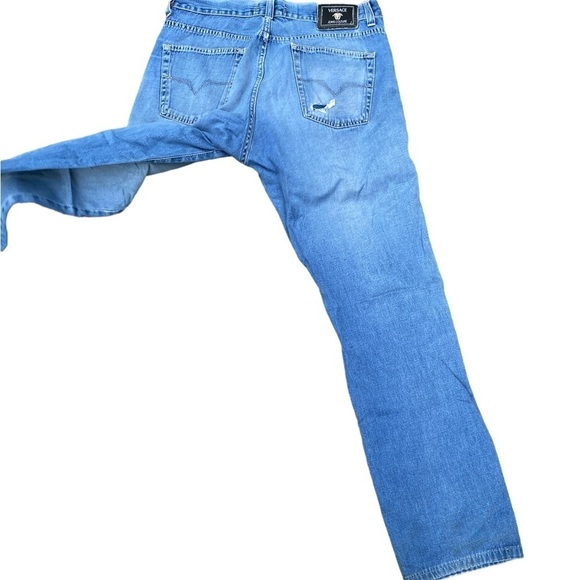 Vintage Versace Jeans Size 36 Blue - Picture 4 of 15
